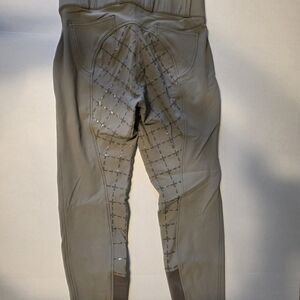 Horze Riding Breeches with Full Seat Grip Pattern Size 28 Grey